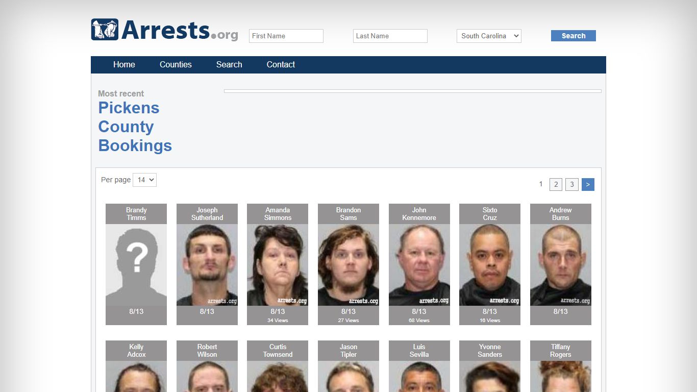Pickens County Arrests and Inmate Search
